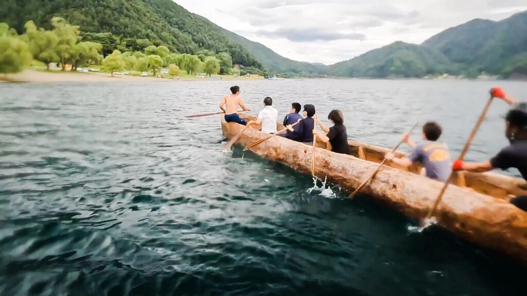 JOMONさんがいる西湖の風景